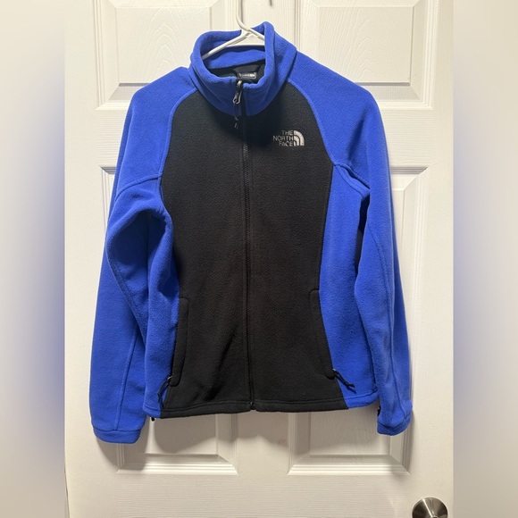 The North Face Blue and Black Fleece Jacket - Picture 1 of 5